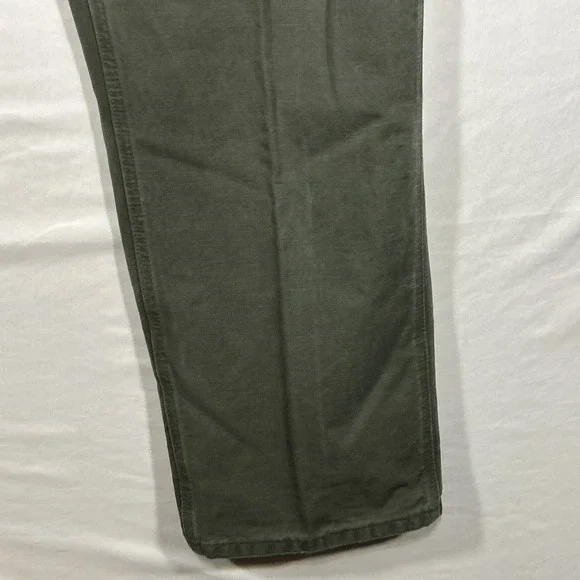 Carhartt Work Pants B11 MOS 42x32 Green Utility Carpenter Dungaree Fit Men's - Picture 7 of 12
